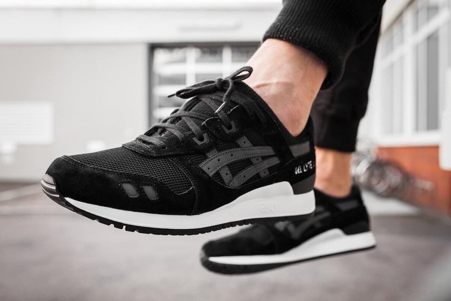 asics gel lyte iii white and black