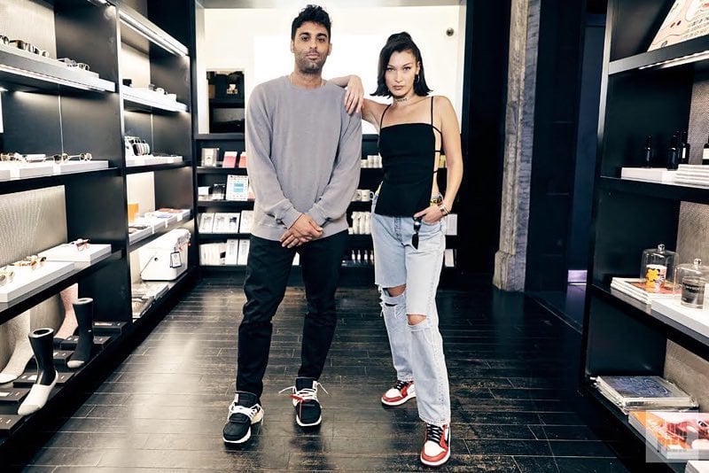 Bella Hadid Goes Sneaker Shopping