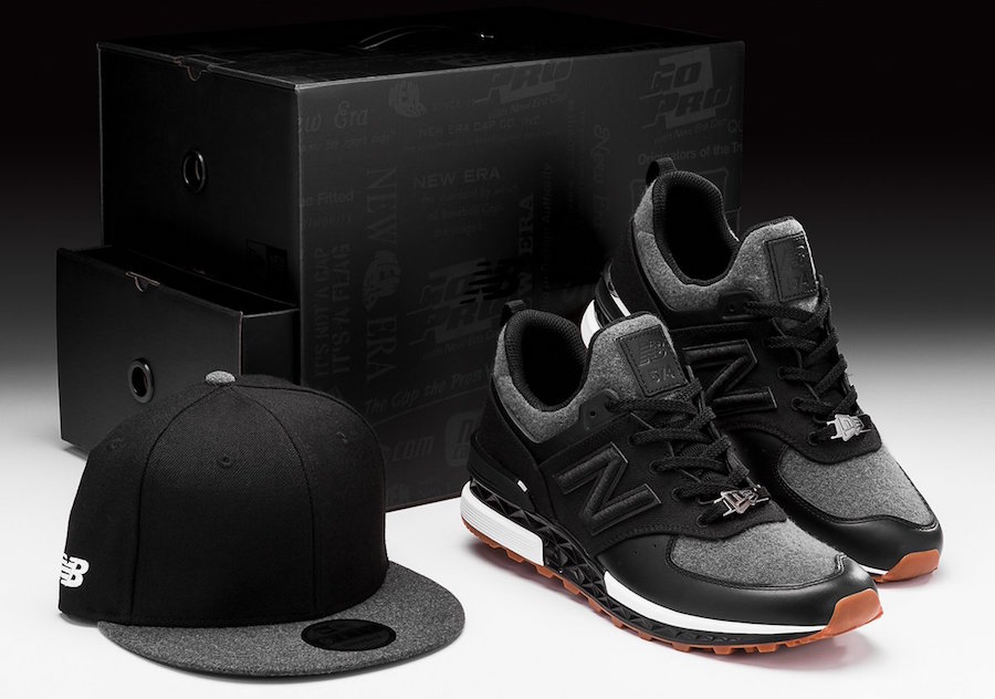 New Era New Balance 574 Sport Black Wool