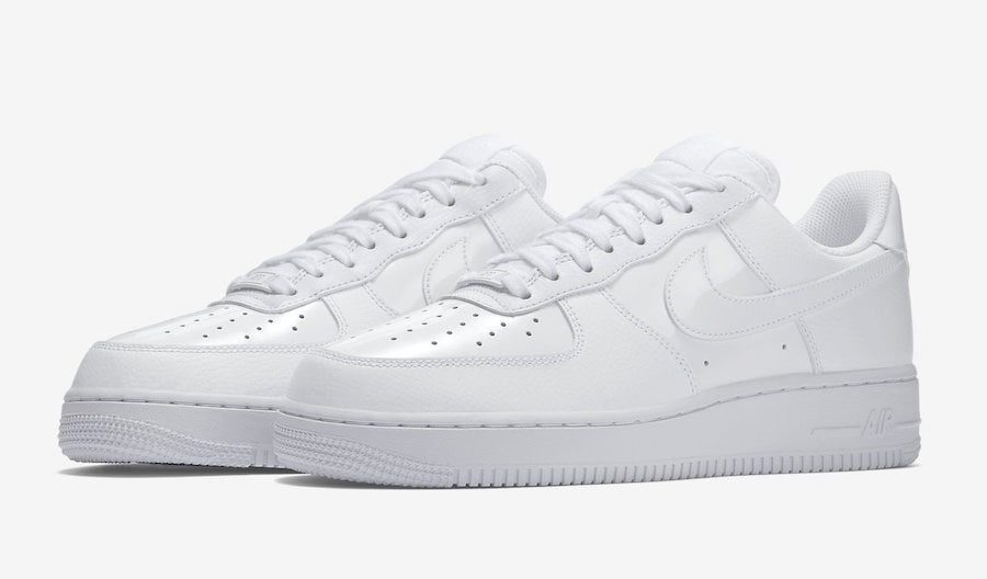 nike air force 1 black patent leather