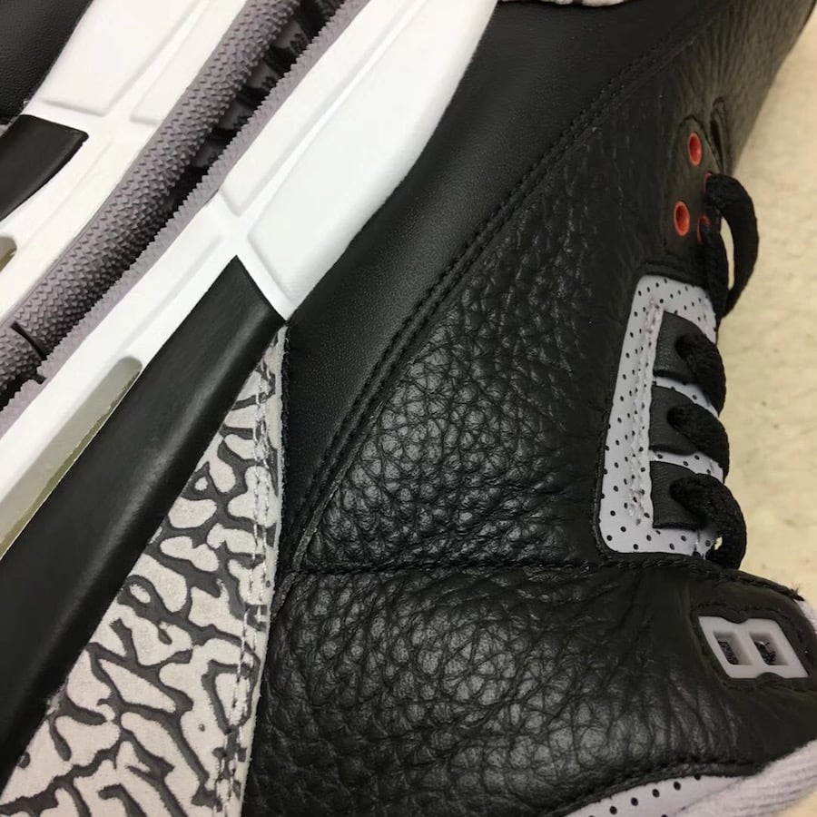 Nike Air Jordan 3 OG GS Black Cement 854261-001