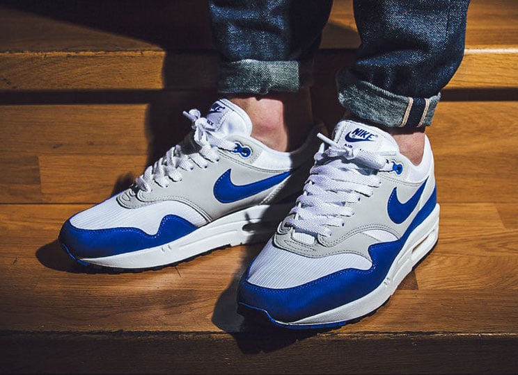 Nike Air Max 1 Anniversary Royal On Feet