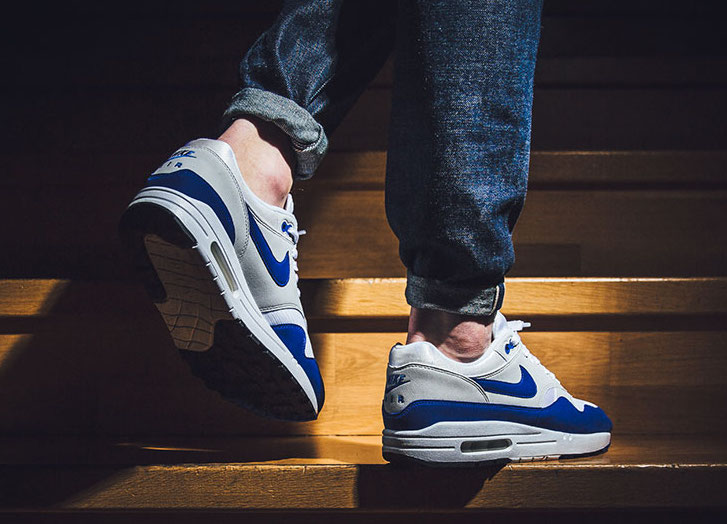 Nike Air Max 1 Anniversary Royal On Feet