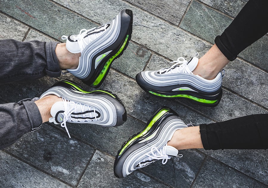 Nike Air Max 97 Neon On Feet