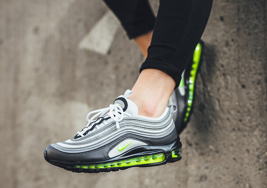 air max 97 grey and neon green