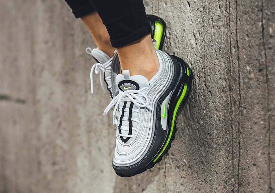 Nike Air Max 97 Neon On Feet