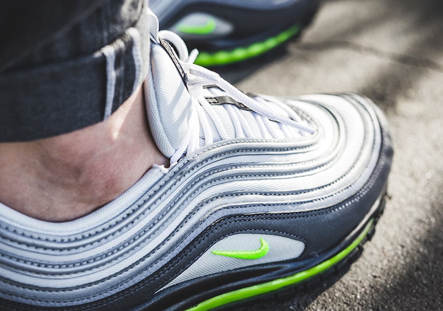 Nike Air Max 97 Neon On Feet