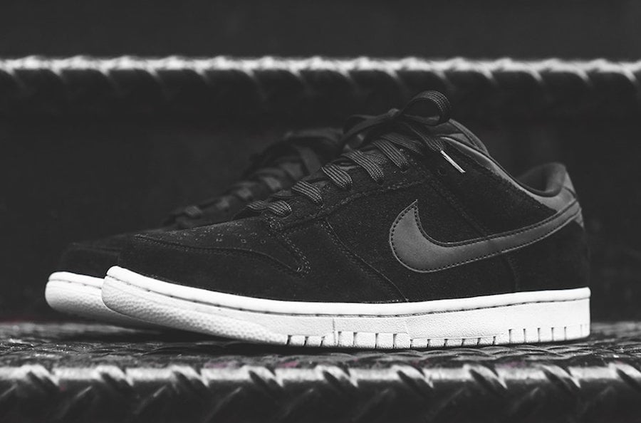 Nike Dunk Low Black Suede