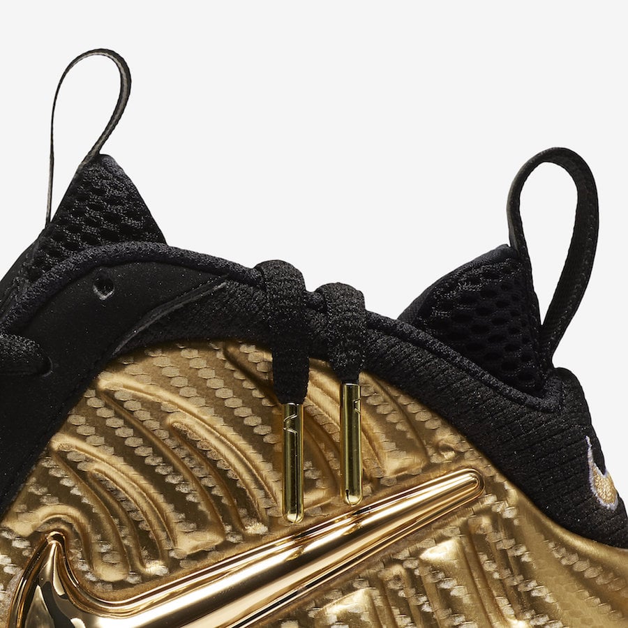 Nike Foamposite Pro Metallic Gold Release