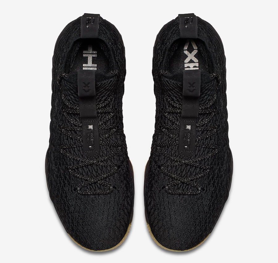 lebron 15 black gum nike