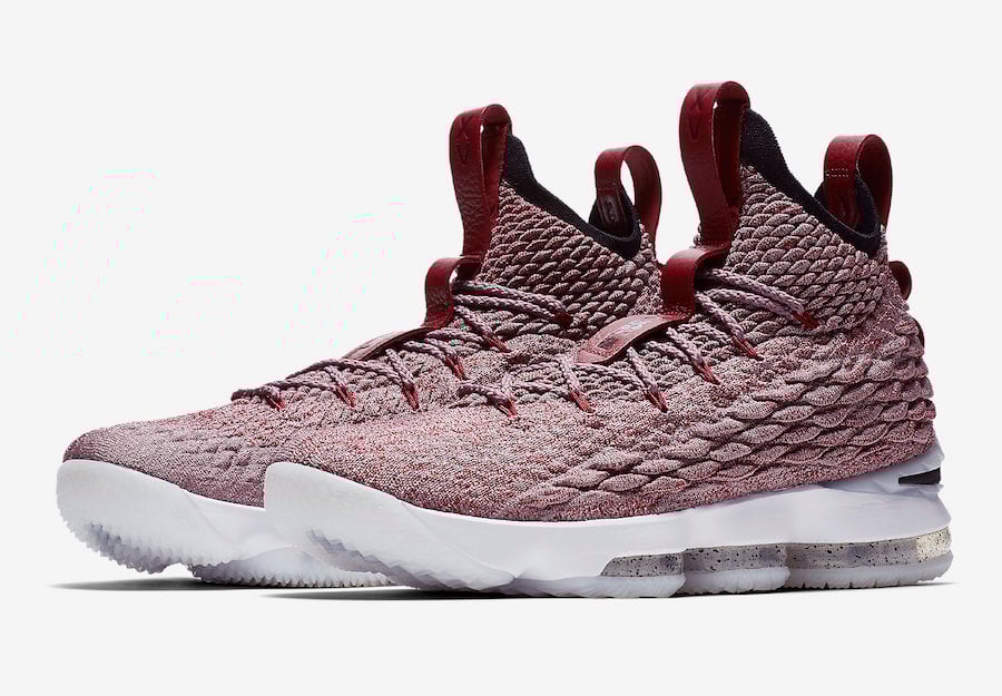 Nike LeBron 15 Red Flyknit 897649-201
