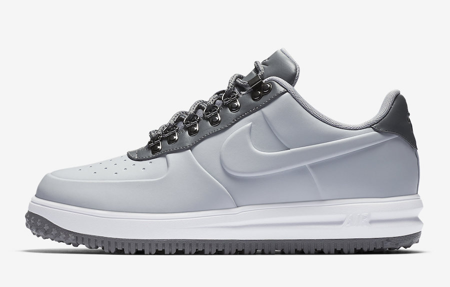 nike lunar force 1 duckboot low grey