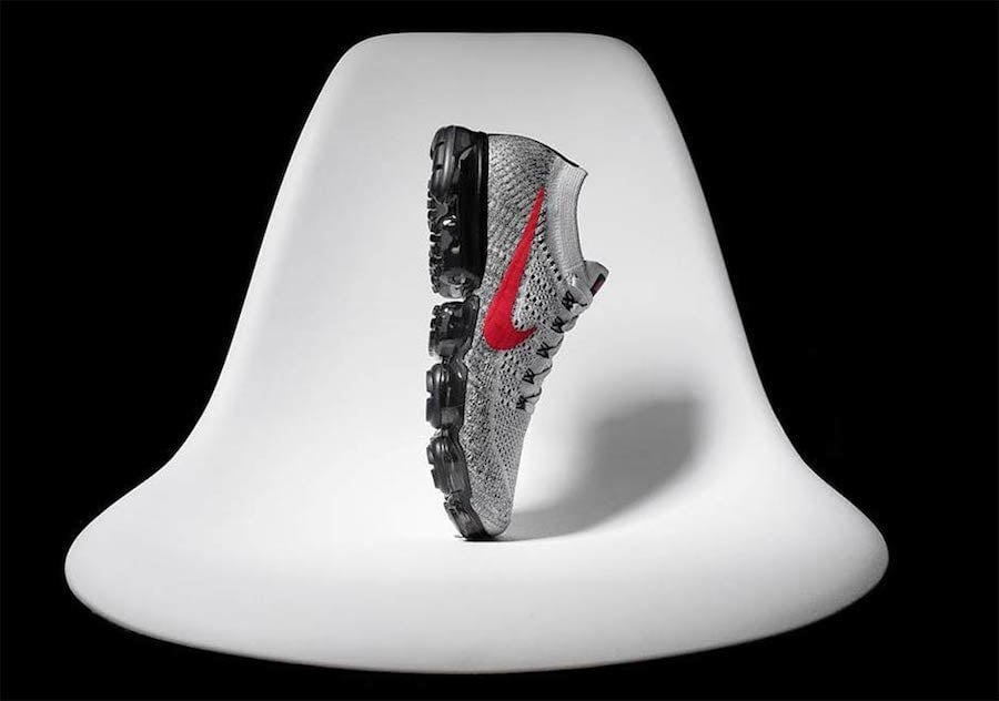 Nike VaporMax Grey Red Black
