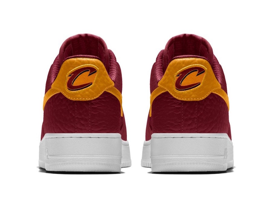 NikeID NBA Air Force 1 Low Cavs