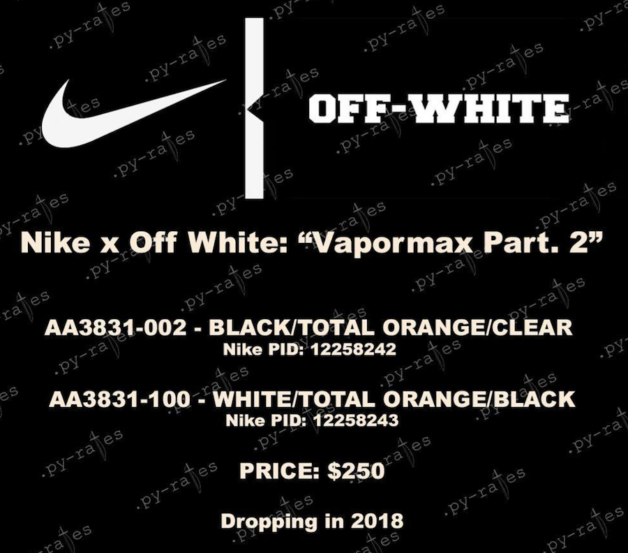 OFF-WHITE Nike Air VaporMax 2018