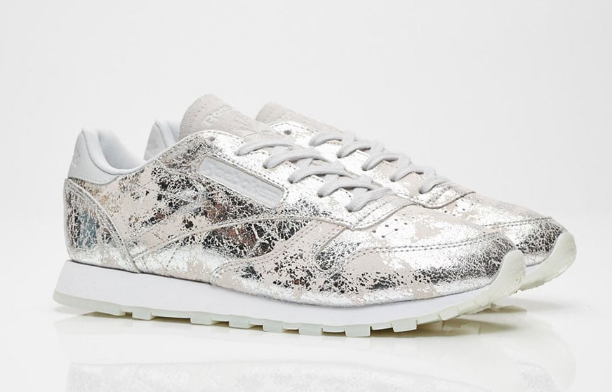 reebok sneakers metallic