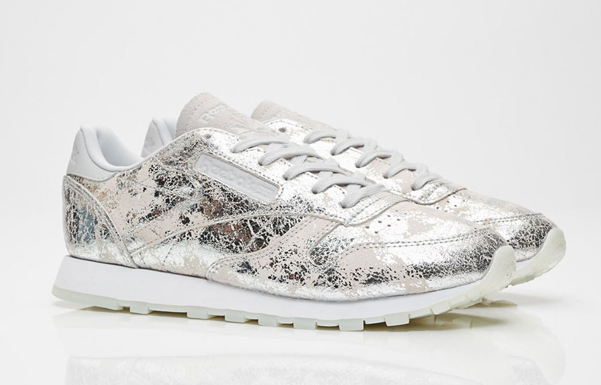 reebok classic leather silver