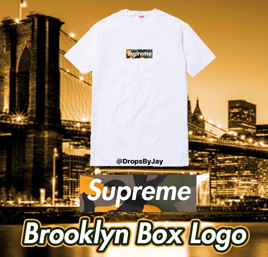 Supreme Box Logo Camouflage Shirt Brooklyn