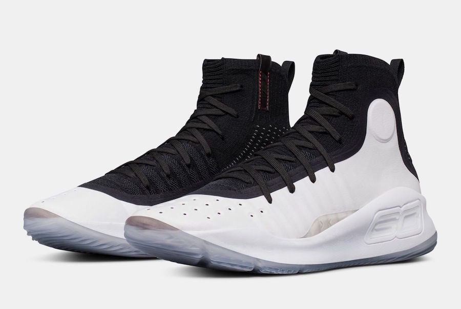 Under Armour Curry 4 Black White Release Date