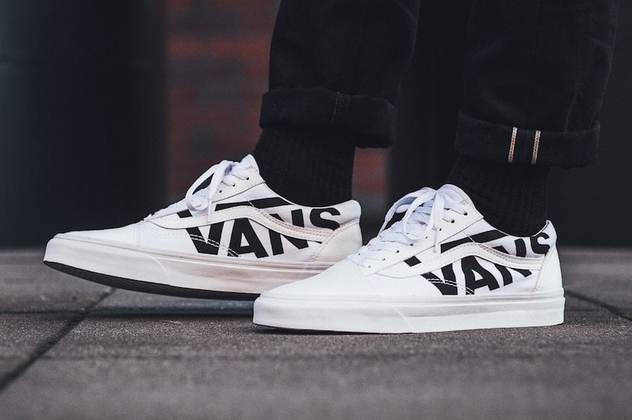 black vans with vans logo