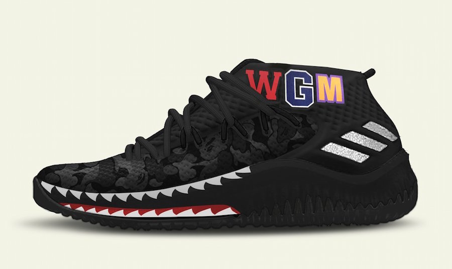 BAPE adidas Dame 4 Camo Black Release Date | SneakerFiles