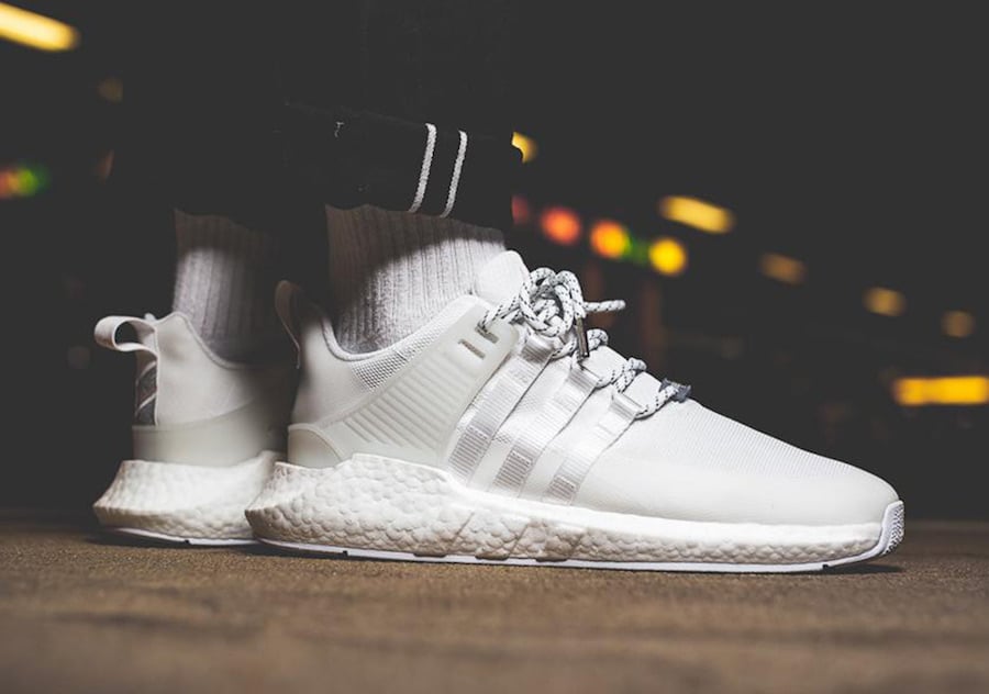 How the adidas EQT Support 93/17 Gore-Tex ‘Triple White’ Looks On Feet