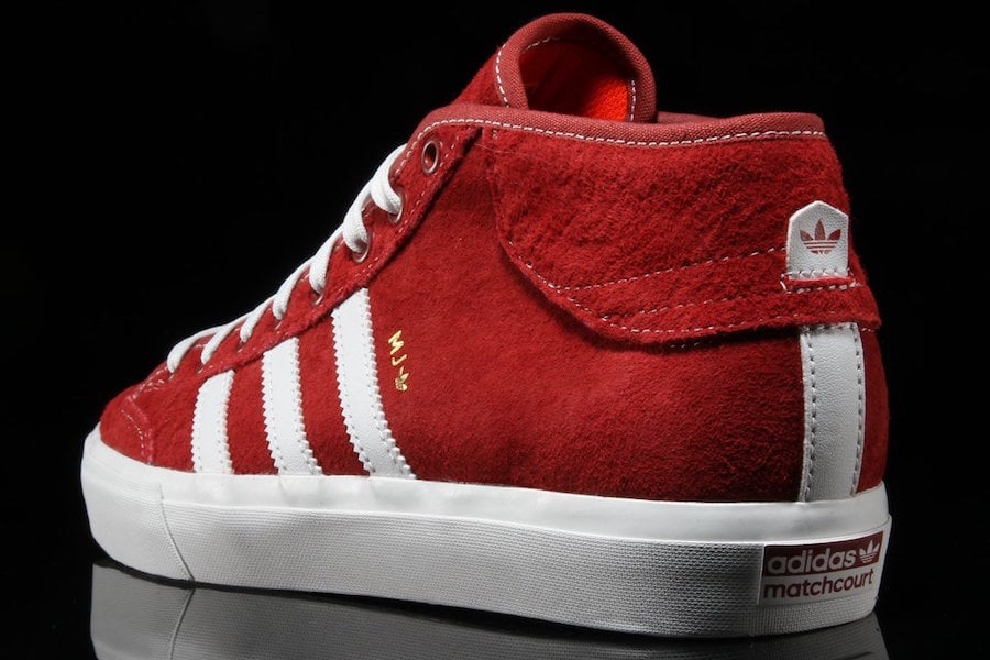 adidas matchcourt mid red