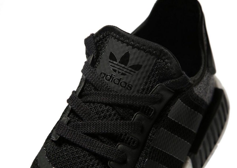 adidas NMD R1 Black Wool Heels