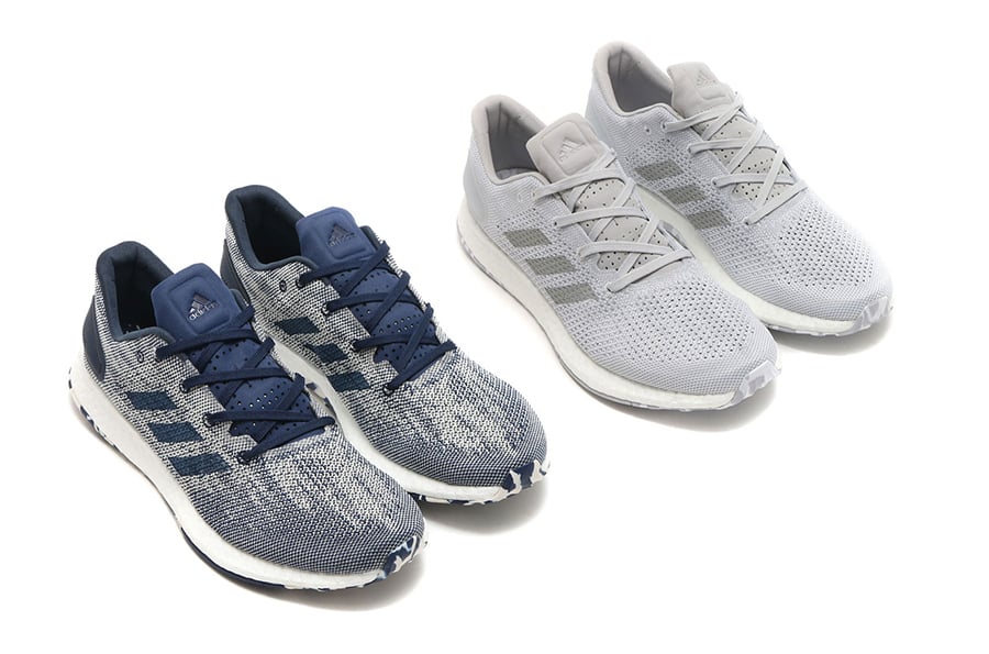 adidas Pure Boost DPR in ‘Night Indigo’ and ‘Mid Grey’