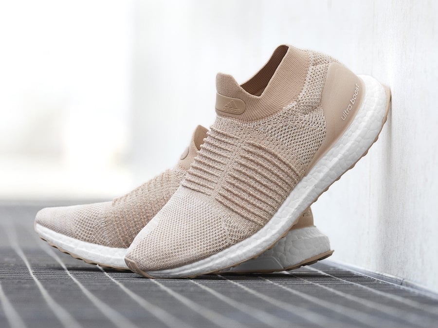 adidas Ultra Boost Laceless Nude