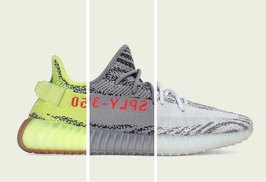 yeezy blue yellow