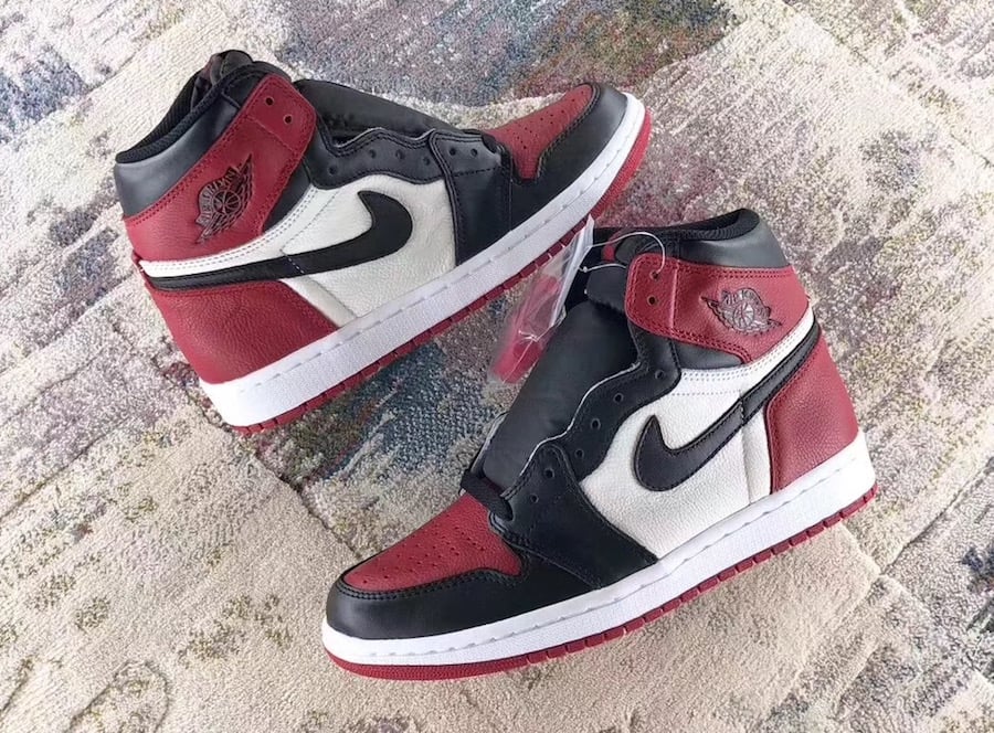 Air Jordan 1 Bred Toe 555088-610 Release Date