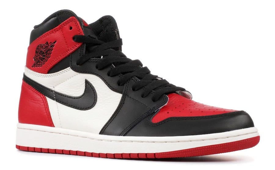 jordan 1 bred toe release date