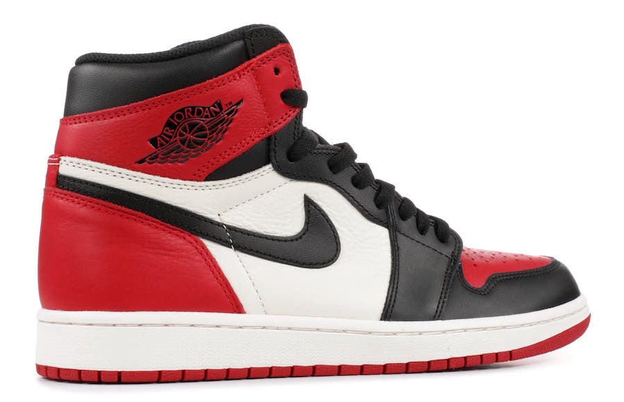 air jordan 1 bred toe release date