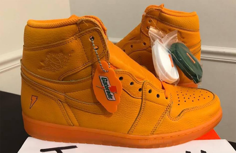 Air Jordan 1 Gatorade Orange Peel December 2017