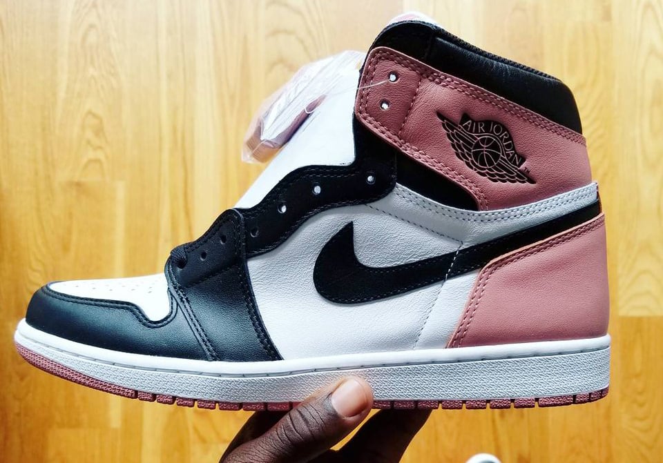 jordan pink black