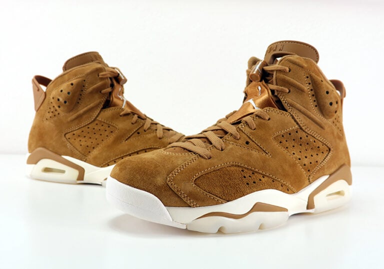 jordan 6 wheat on feet