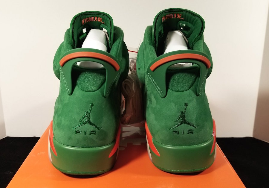 Air Jordan 6 Retro NRG Gatorade Green Orange