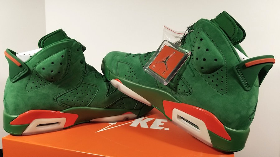 Air Jordan 6 Retro NRG Gatorade Green Orange