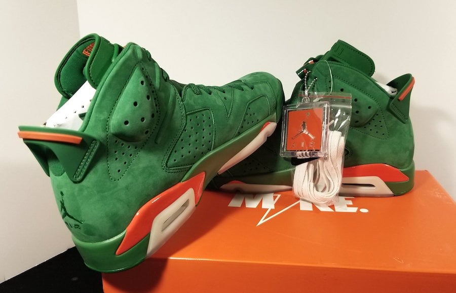 Air Jordan 6 Retro NRG Gatorade Green Orange