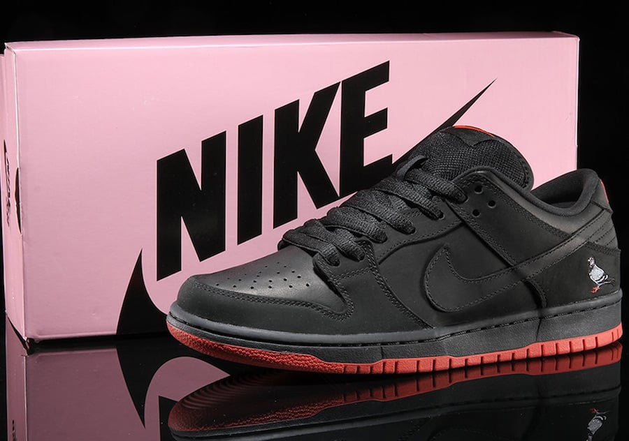 nike sb black pigeon