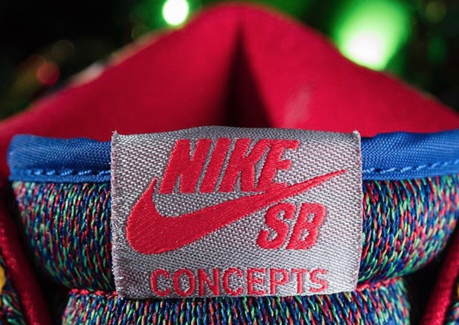 Concepts Nike SB Dunk High Ugly Christmas Sweater Release Date