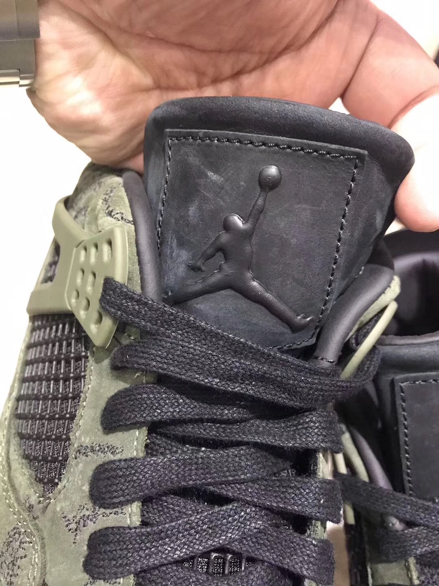 KAWS Air Jordan 4 Olive