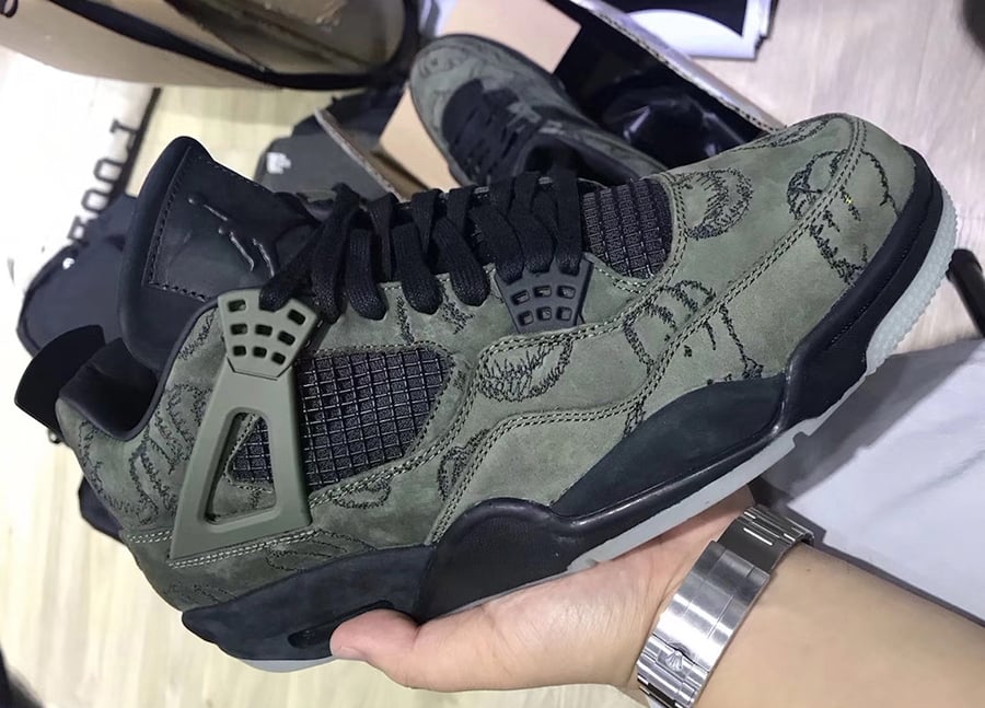 UPDATE: KAWS Confirms Air Jordan 4 ‘Olive’ Are Fake