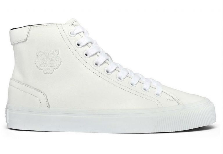 Kenzo White High Top Sneakers | SneakerFiles