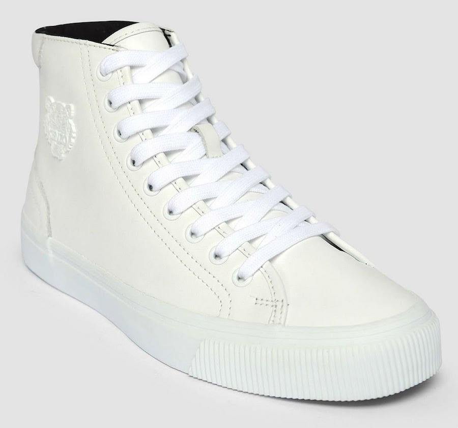 Kenzo White High Top Sneakers SneakerFiles