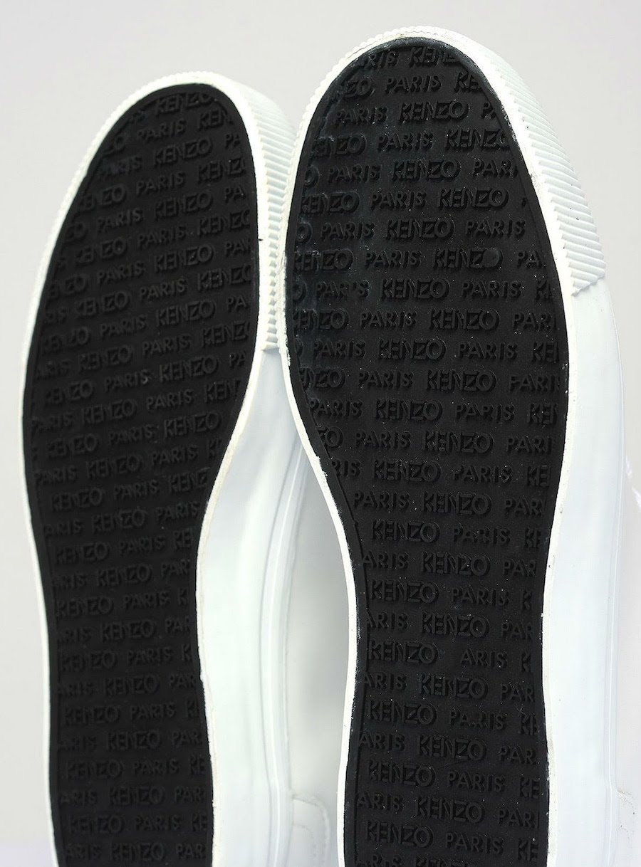 Kenzo White High Top Sneakers