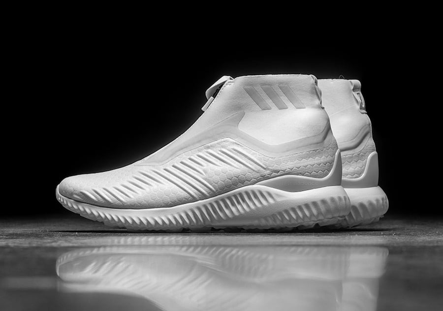 KITH adidas AlphaBounce Zip Crystal White DA9707