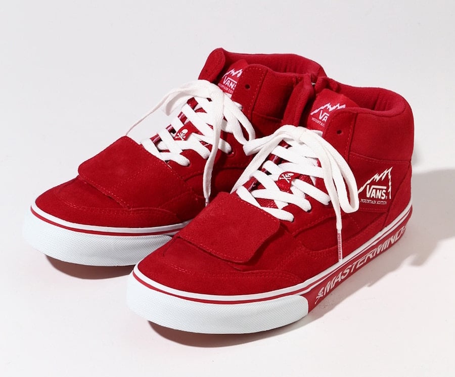 mastermind Japan x Vans Mountain Edition in Red