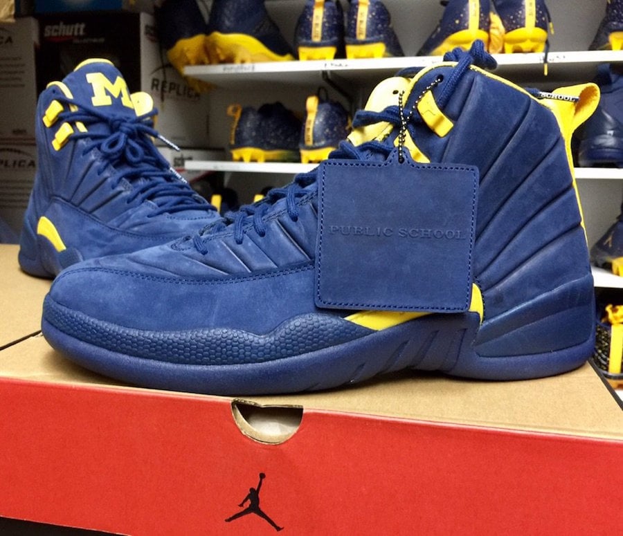 jordan 12 michigan for sale